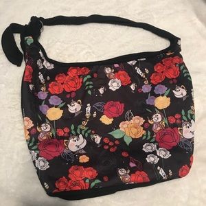Disney/loungefly beauty and the beast hobo bag